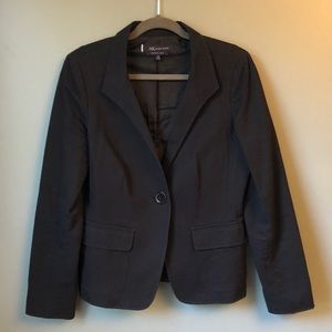 Anne Klein Stretch Blazer Size 10 Black